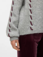 Vero Moda Maglione Donna Ilina Light Grey Melange 10334866 Light Grey Melange VERO MODA 