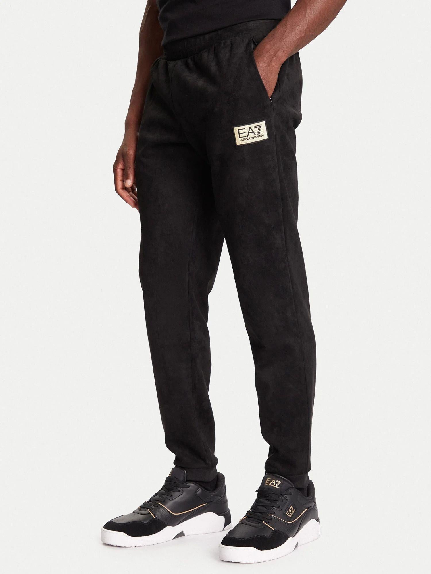 EA7 Emporio Armani Pantaloni Uomo di Tuta Nero 7M000676 AF16718 UC001 EA7 EMPORIO ARMANI 