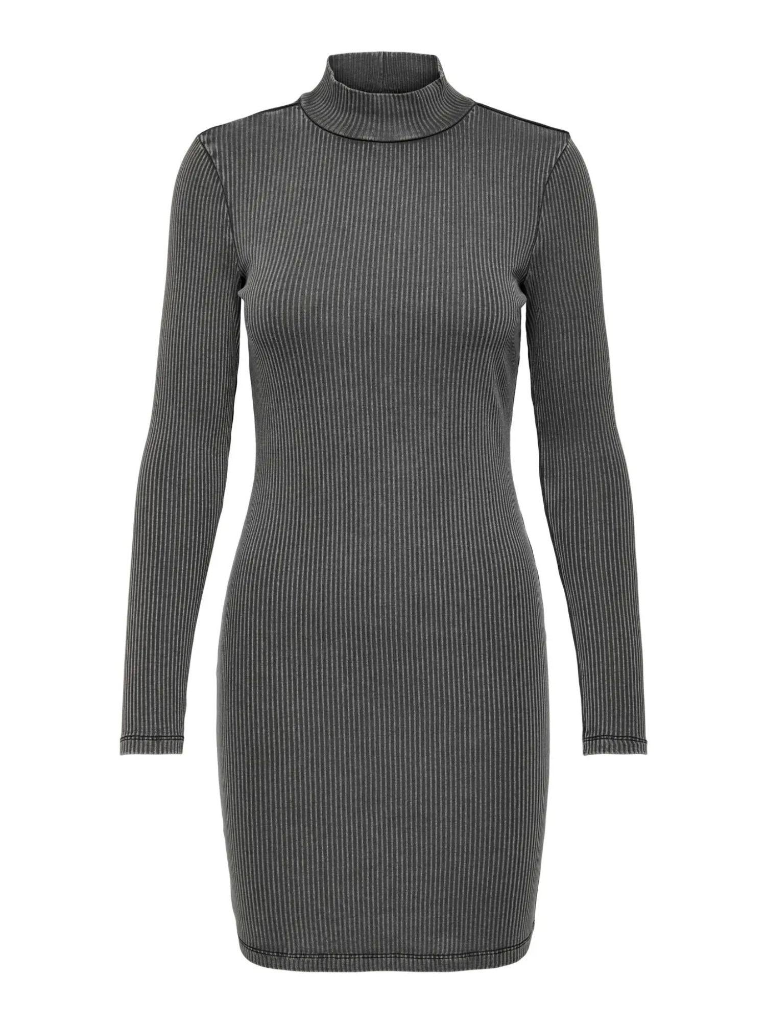 Only Vestito Donna Felina Grigio 15329669 Black Washed ONLY 