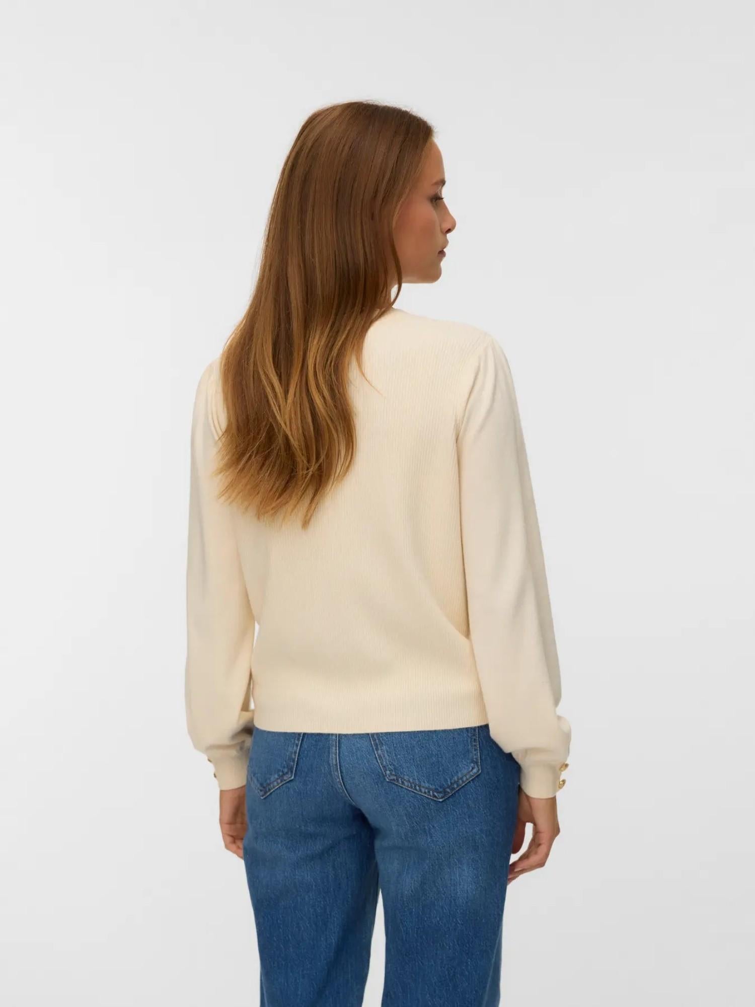 Vero Moda Maglione Donna Hollykaris Birch 10331441 Birch VERO MODA 