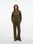 Vero Moda Felpa Con Cappuccio Donna Hali Grape Leaf 10331783 Grape Leaf VERO MODA 
