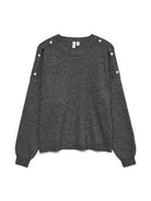 Vero Moda Maglione Donna Joya Dark Grey Melange 10335276 Dark Grey Melange VERO MODA 