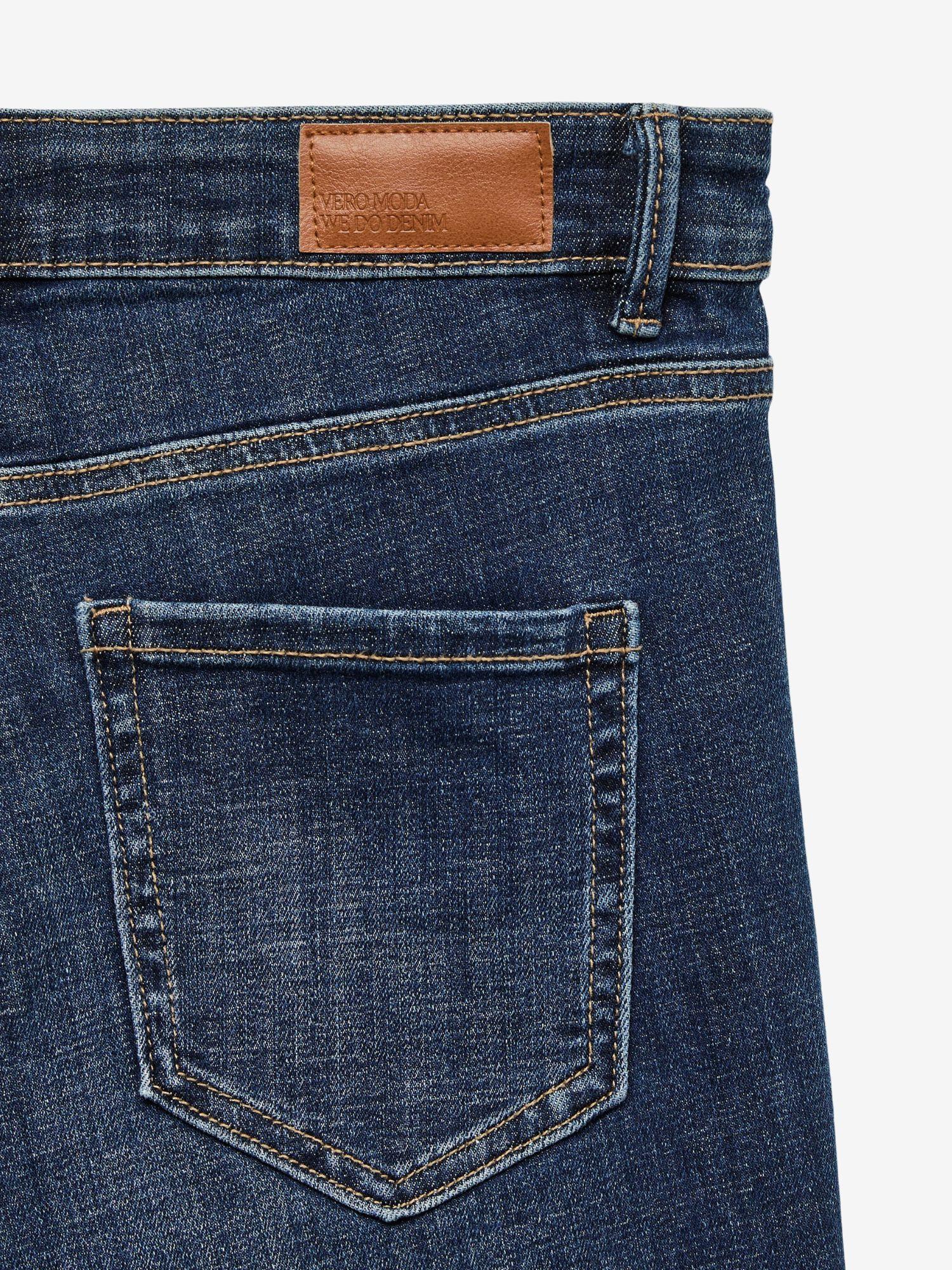 Vero Moda Jeans Donna Flash A Vita Media Flared Fit Dark Blue Denim 10310511 Dark Blue Denim VERO MODA 