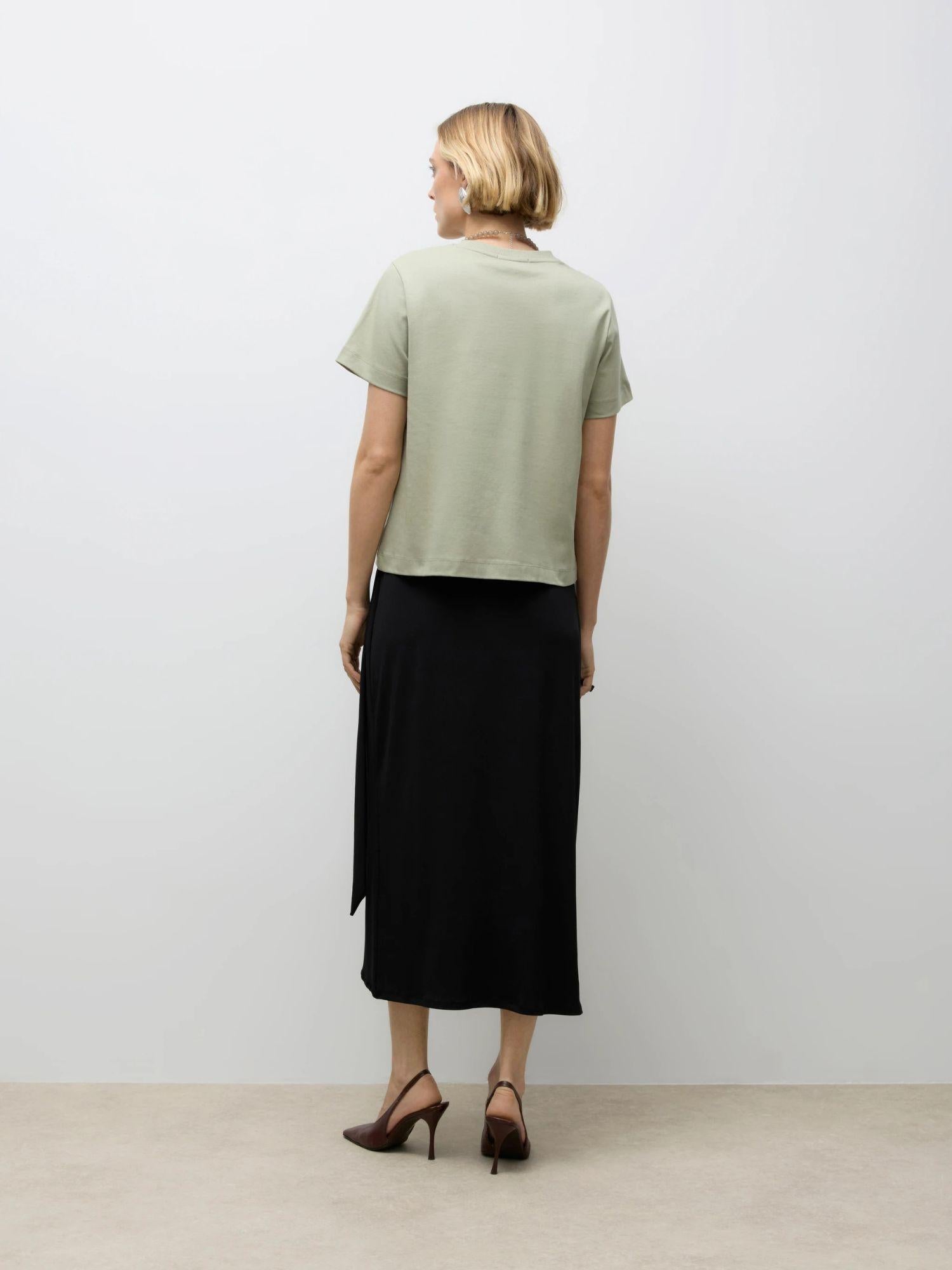 Aware T-Shirt Donna Awnaima Grey Tea 10294544 Tea VERO MODA 