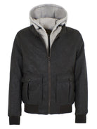Yes Zee Giubbino Uomo Bomber Marrone Testa di Moro J830 B900 0215 YES ZEE 