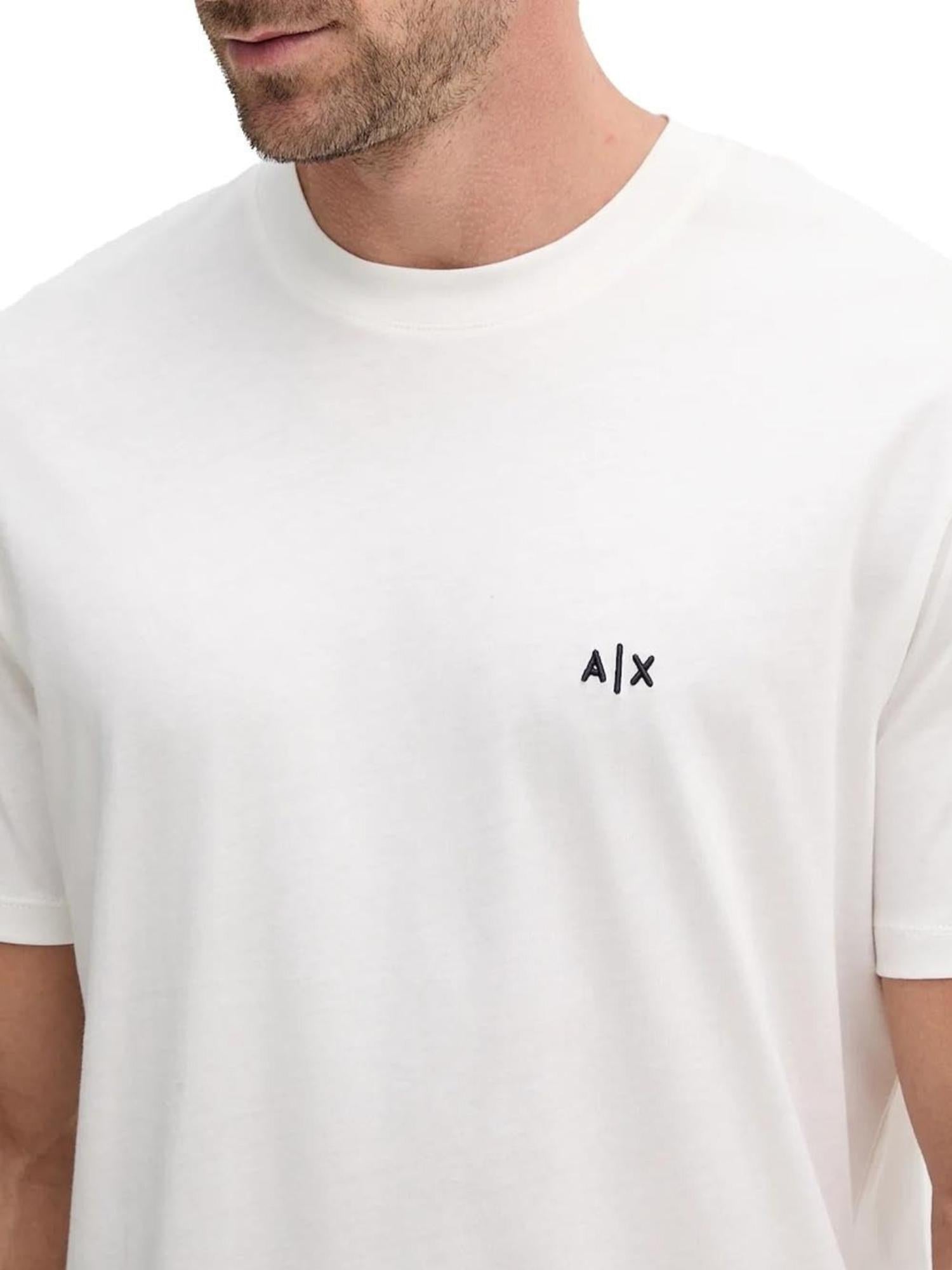 Armani Exchange T-Shirt Uomo Bianco XM001568 AF10358 U0009 ARMANI EXCHANGE 