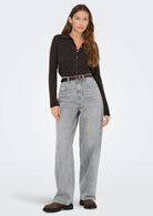 Only Cardigan Donna Thea Marrone 15353029 Chocolate Torte Melange ONLY 