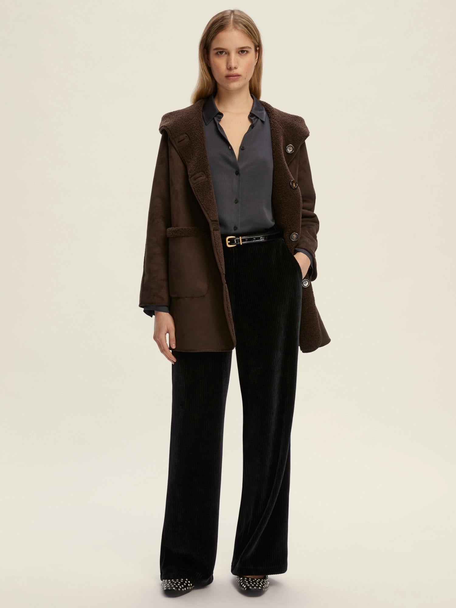 Emme Marella Caban reversibile Donna Gavetta Testa di moro 2525456072200 003 EMME MARELLA 