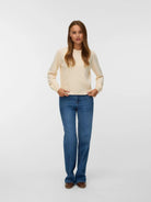 Vero Moda Maglione Donna Hollykaris Birch 10331441 Birch VERO MODA 