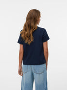 Aware T-Shirt Donna Awnaima Dark Sapphire 10294544 Dark Sapphire VERO MODA 