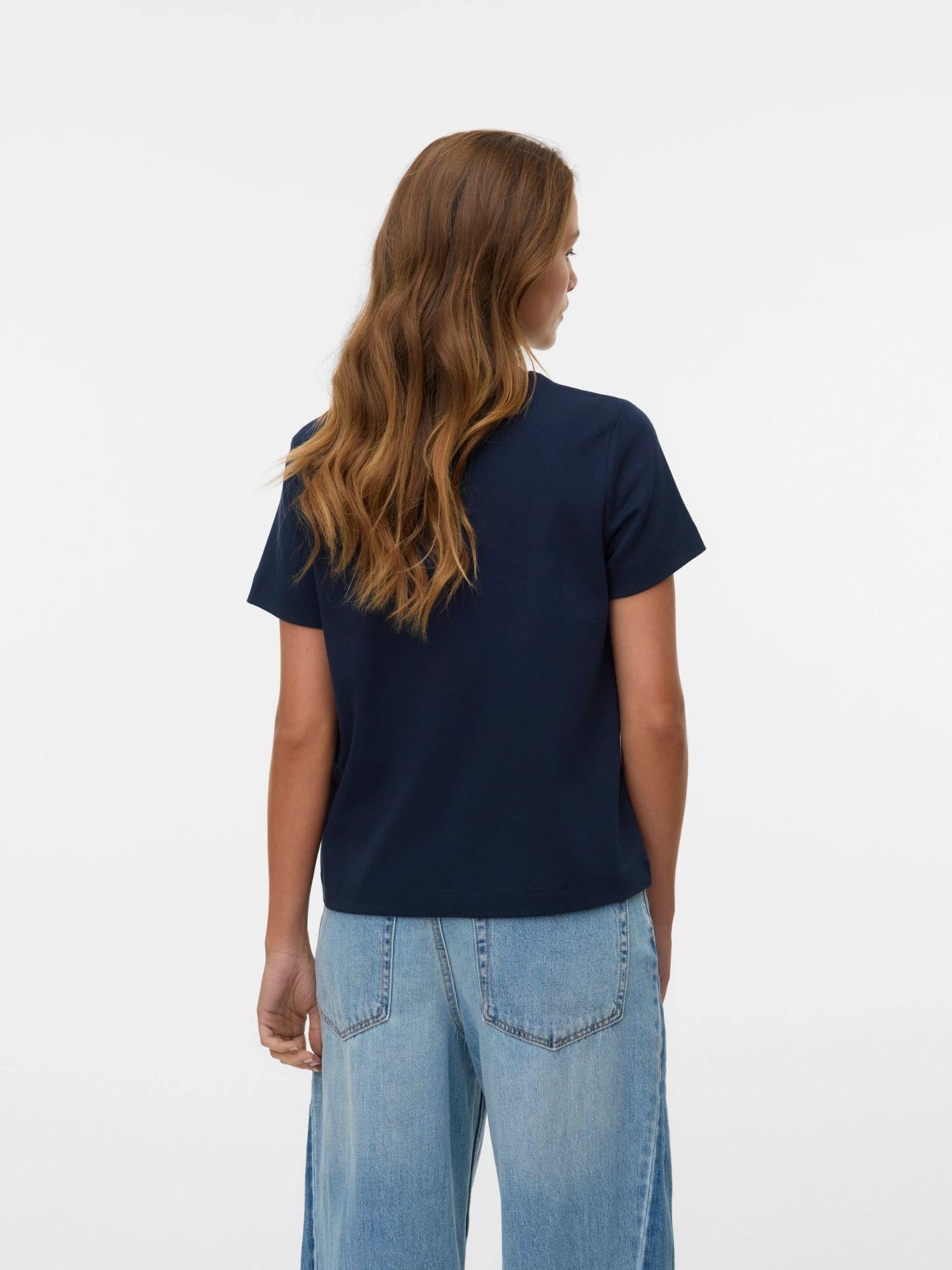 Aware T-Shirt Donna Awnaima Dark Sapphire 10294544 Dark Sapphire VERO MODA 