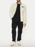 Napapijri Felpa Uomo di pile con zip Tynik Beige NP0A4IA9 N1J NAPAPIJRI 
