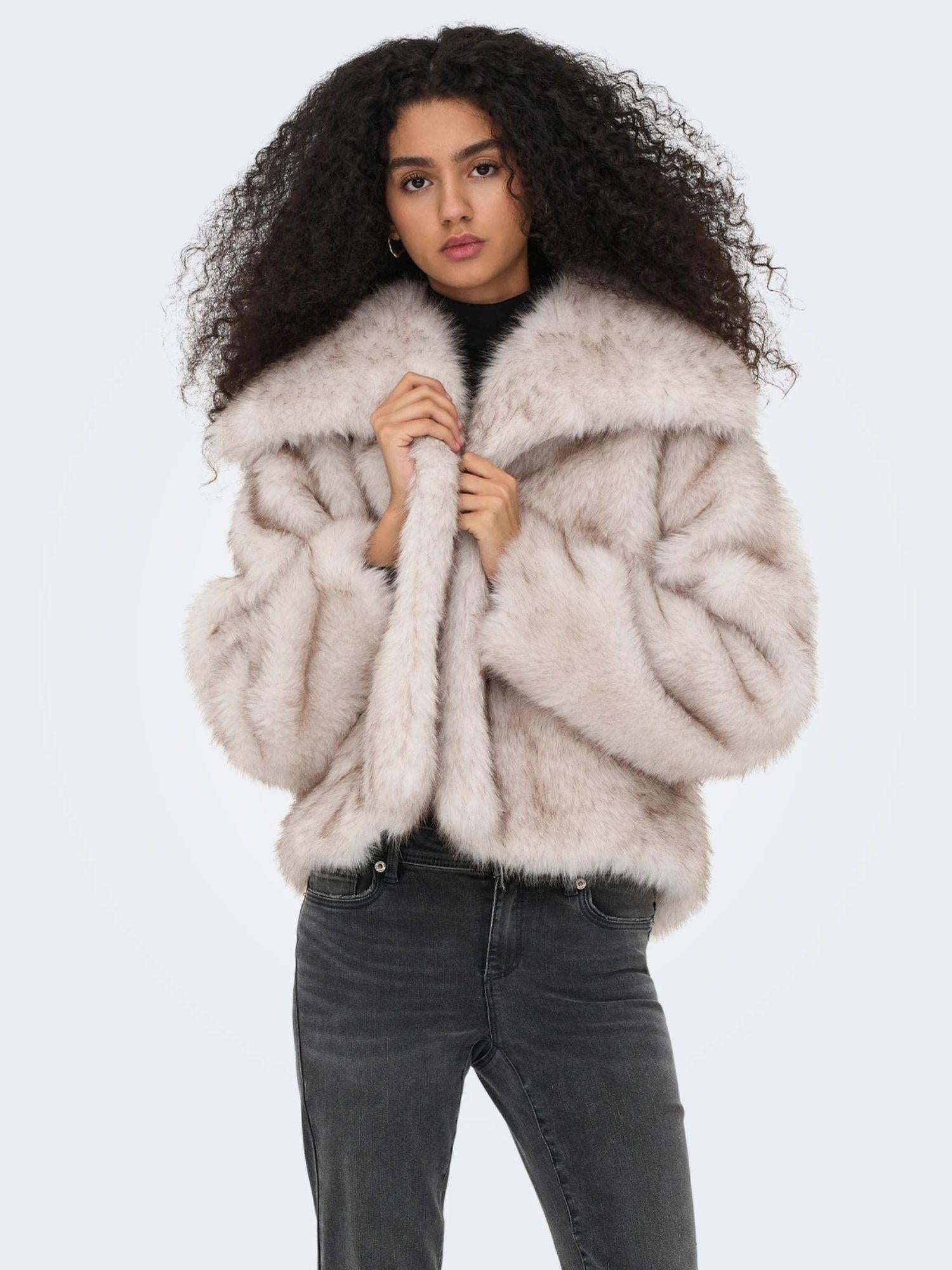 Only Giubbino Donna Dawn Beige 15348977 Pumice Stone ONLY 