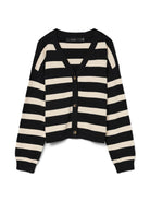 Vero Moda Cardigan In Maglia Donna Saba Nero Birch 10331794 Black BIRCH VERO MODA 