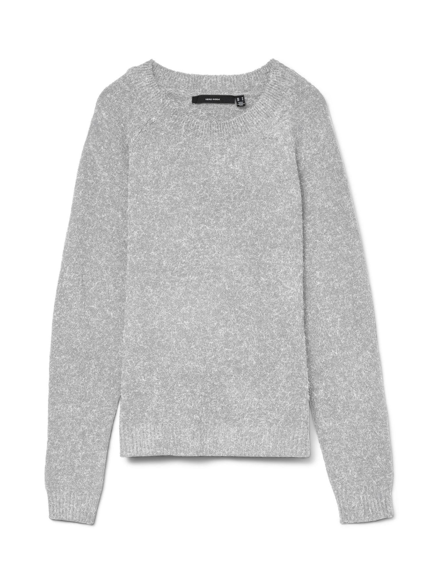 Vero Moda Maglione Donna Doffy Grigio Chiaro 10201022 Light Grey Melange VERO MODA 