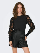 JACQUELINE DE YONG Jacqueline De Yong JDYFAIRVIEW Felpa Donna Nero Maglia