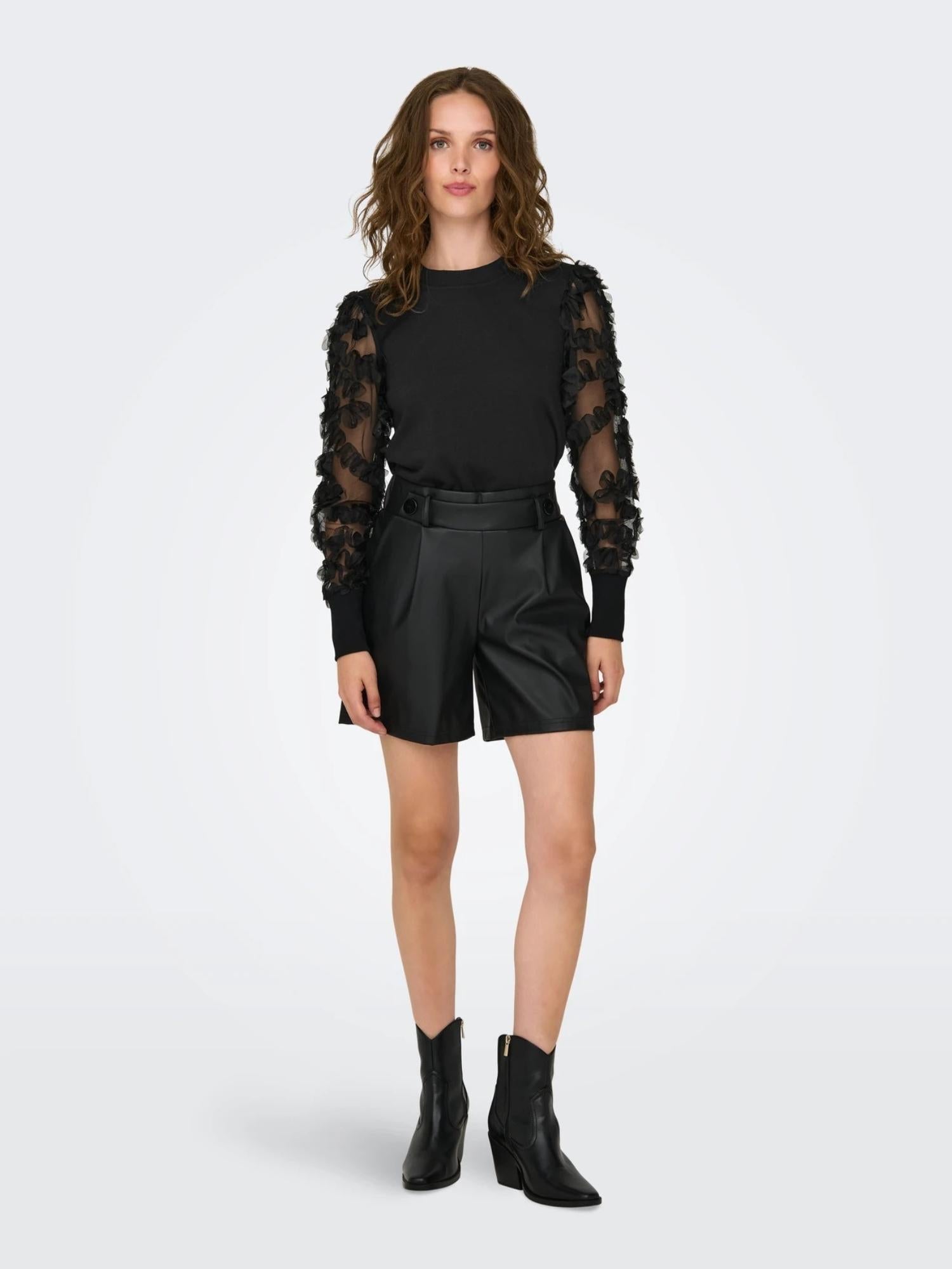 JACQUELINE DE YONG Jacqueline De Yong JDYFAIRVIEW Felpa Donna Nero Maglia