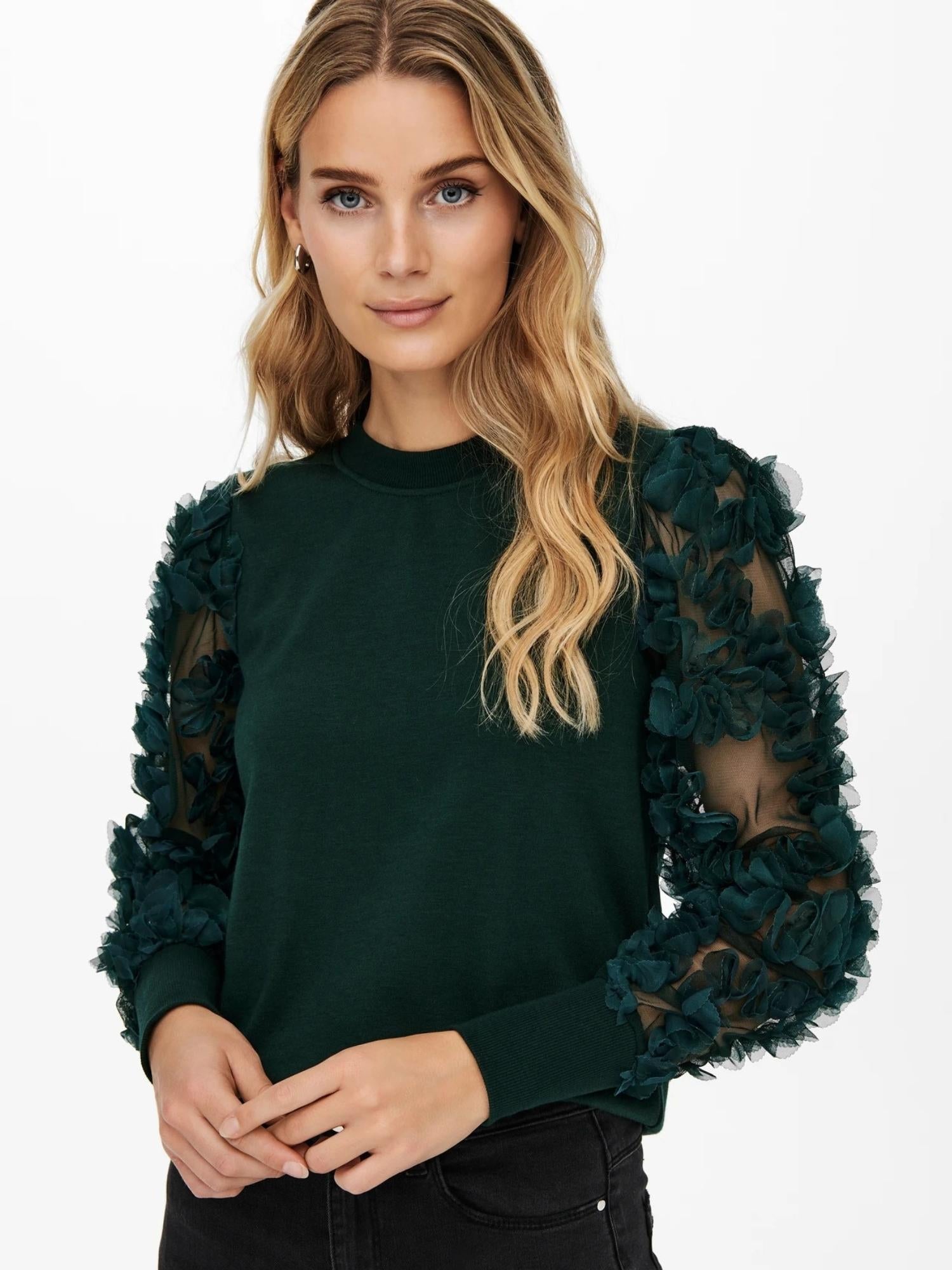 JACQUELINE DE YONG Jacqueline De Yong JDYFAIRVIEW Felpa Donna Ponderosa Pine Maglia