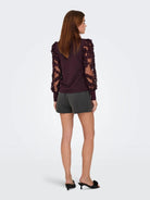 JACQUELINE DE YONG Jacqueline De Yong JDYFAIRVIEW Felpa Donna Winetasting Maglia