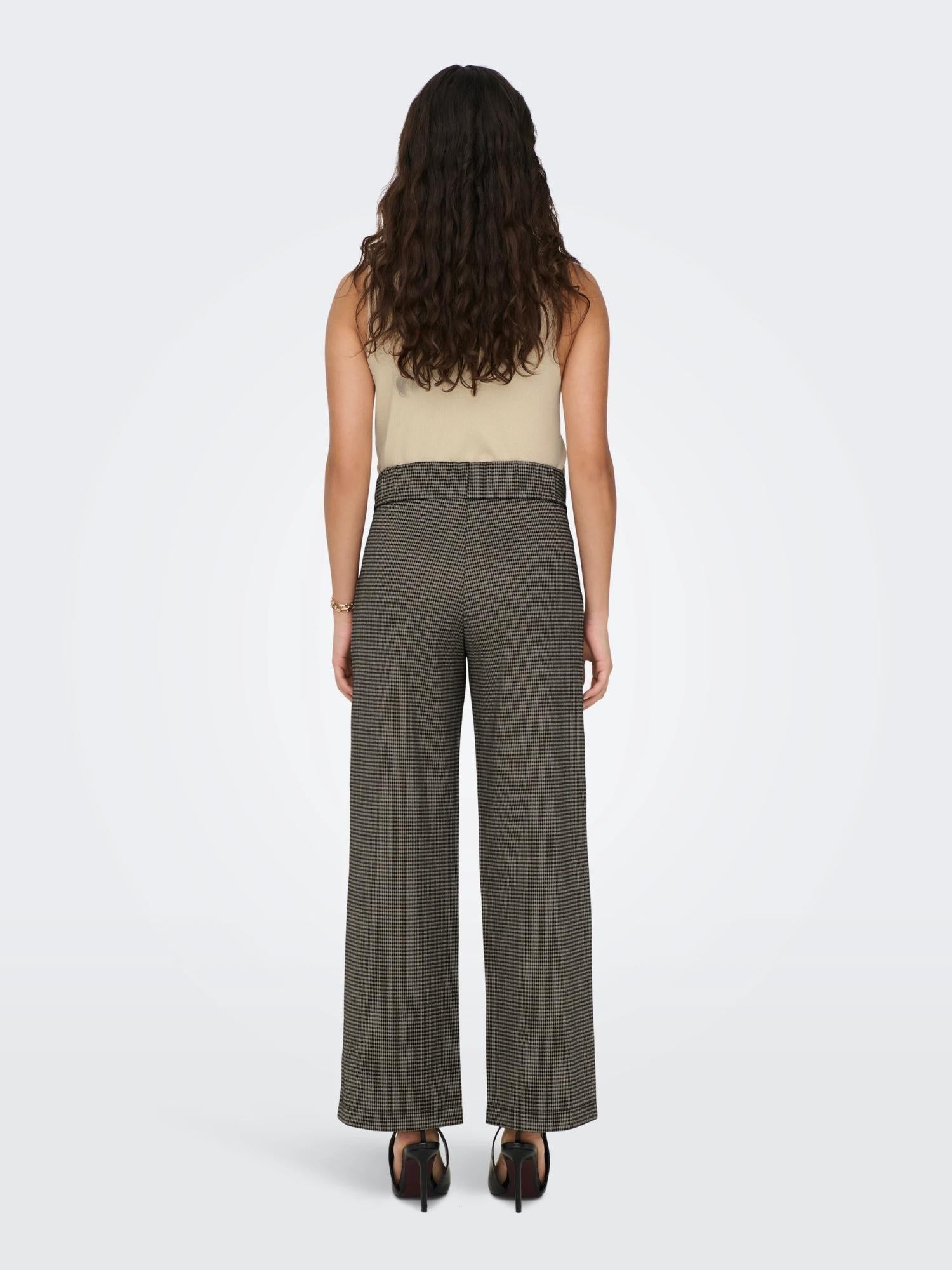 JACQUELINE DE YONG Jacqueline De Yong JDYGEGGO Wide Leg Fit Pantaloni Donna Cobblestone Pantalone