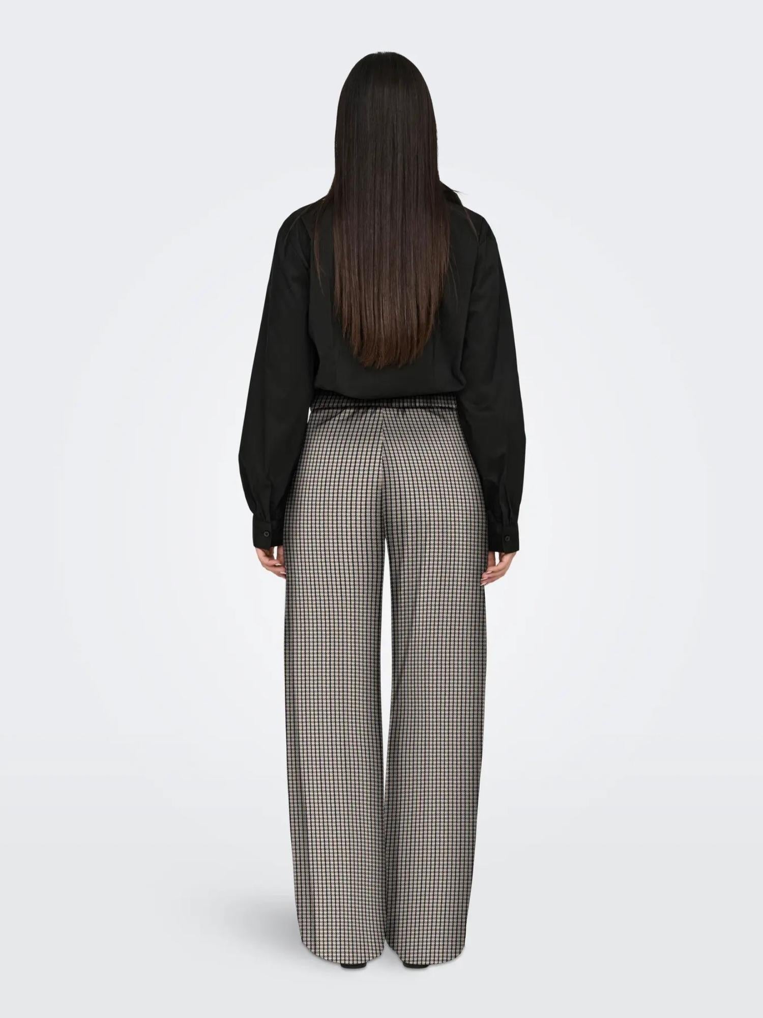 JACQUELINE DE YONG Jacqueline De Yong JDYGEGGO Wide Leg Fit Pantaloni Donna Tapioca Pantalone