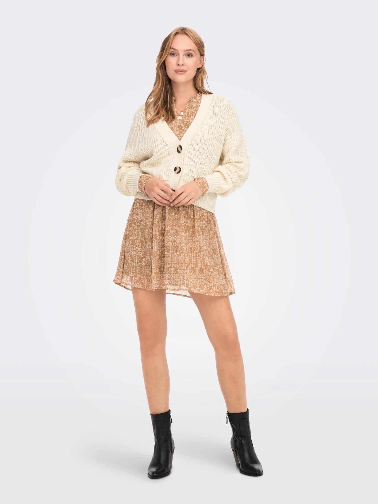 JACQUELINE DE YONG Jacqueline De Yong JDYJUSTY Cardigan Donna Bianco Eggnog Maglia
