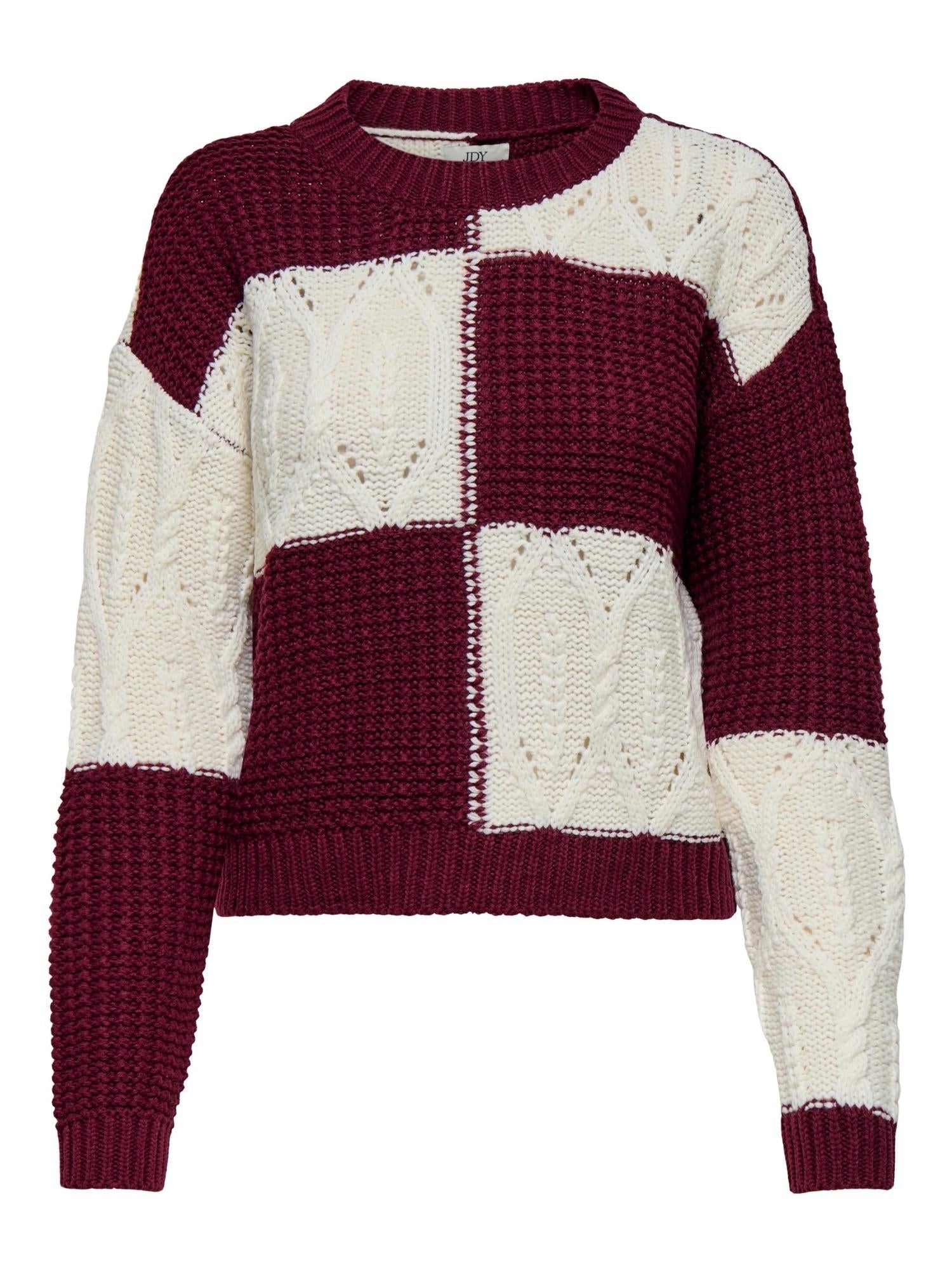 JACQUELINE DE YONG Jacqueline De Yong JDYJUSTY Pullover Donna Cabernet Maglia