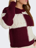 JACQUELINE DE YONG Jacqueline De Yong JDYJUSTY Pullover Donna Cabernet Maglia