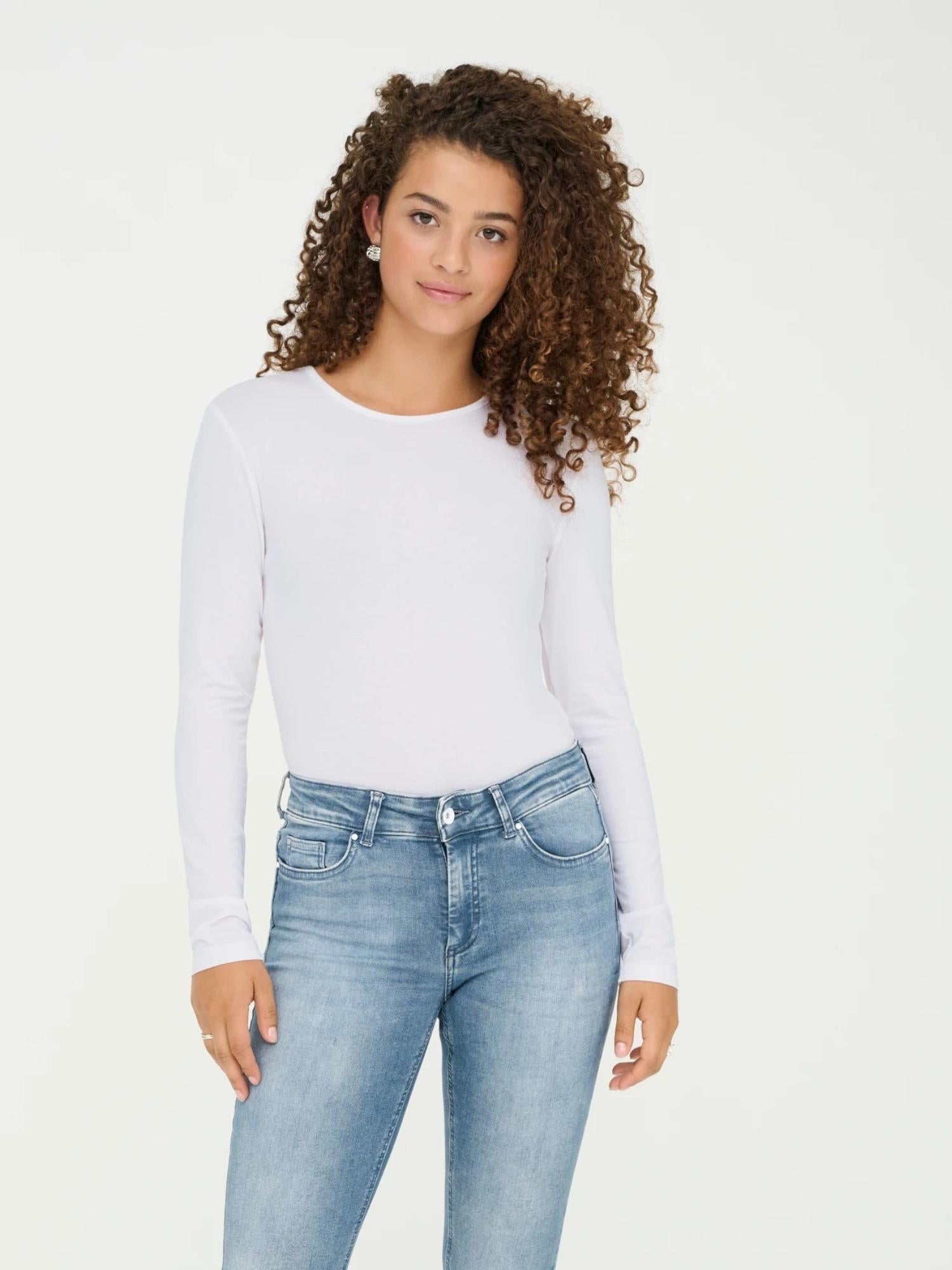 JACQUELINE DE YONG Jacqueline De Yong JDYMILA Top Donna Bianco Top