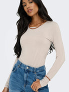 JACQUELINE DE YONG Jacqueline De Yong JDYMILA Top Donna Chateau Gray Top