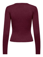 JACQUELINE DE YONG Jacqueline De Yong JDYPLUM Pullover Donna Maroon Banner Pullover