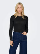 JACQUELINE DE YONG Jacqueline De Yong JDYPLUM Pullover Donna Nero Pullover