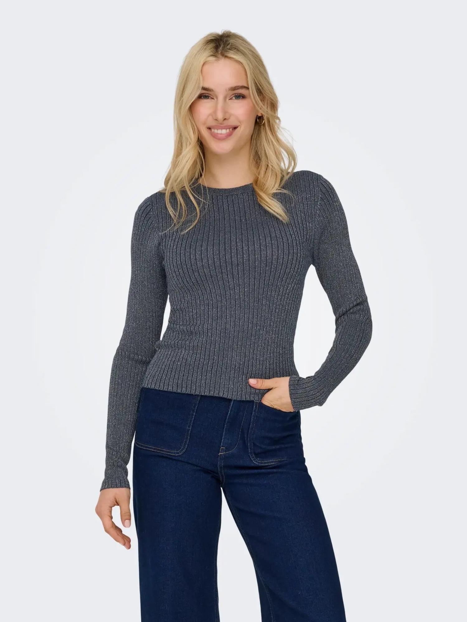 JACQUELINE DE YONG Jacqueline De Yong JDYPLUM Pullover Donna Total Eclipse Pullover