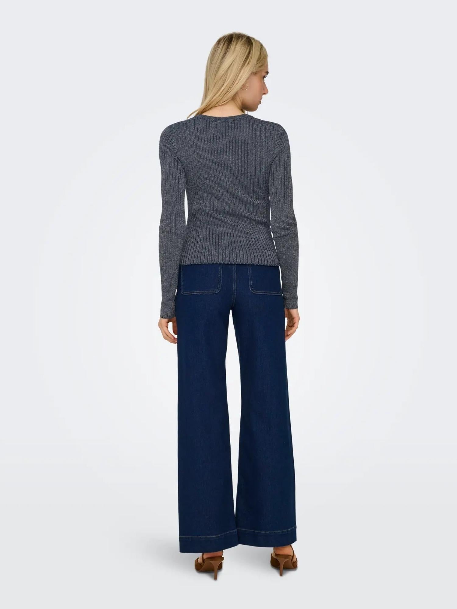 JACQUELINE DE YONG Jacqueline De Yong JDYPLUM Pullover Donna Total Eclipse Pullover