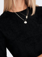 ONLY Only ONLPIUMO Pullover Donna Nero Pullover