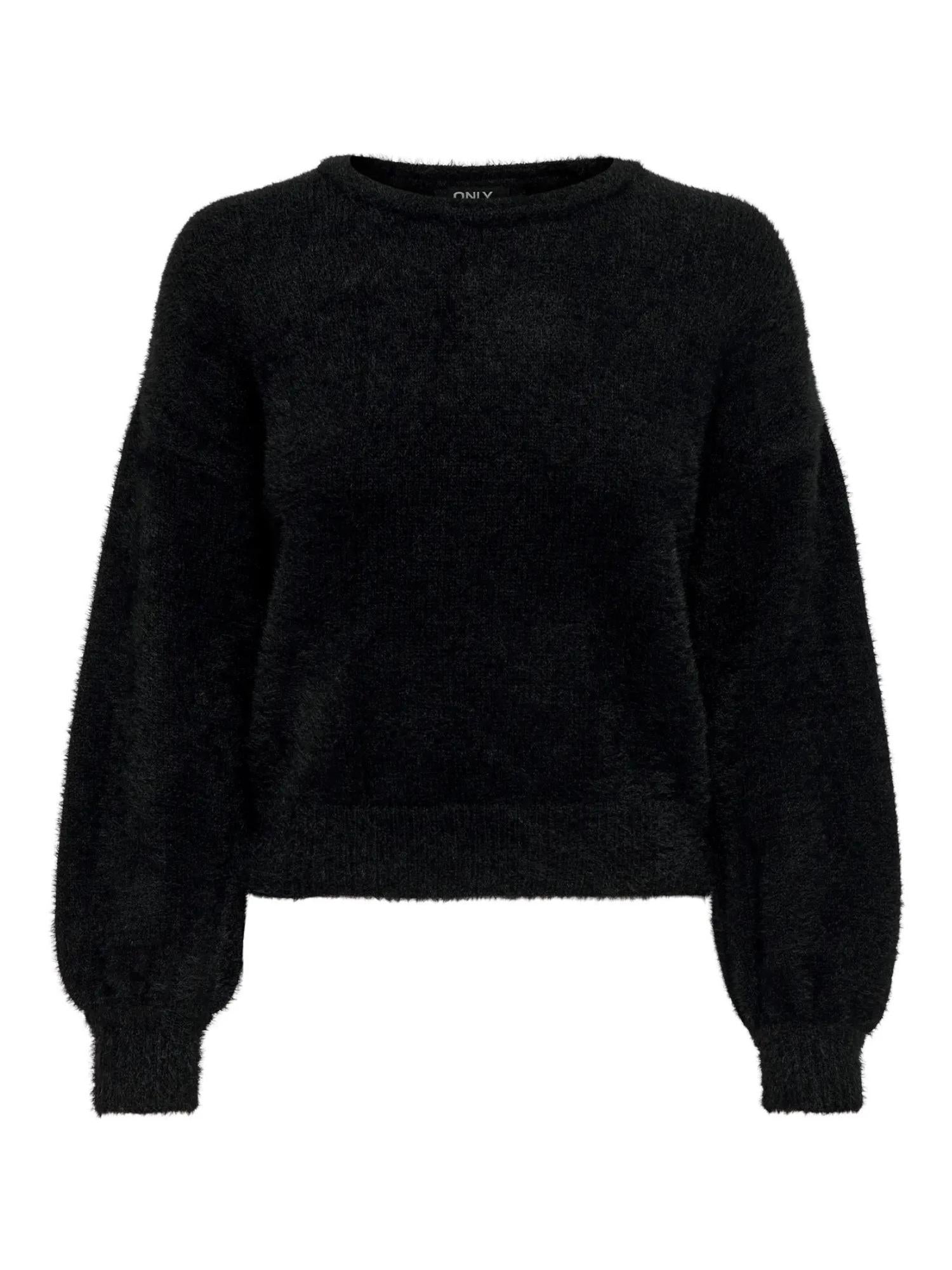 ONLY Only ONLPIUMO Pullover Donna Nero Pullover