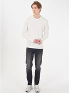 YES ZEE Yes Zee Jeans 5 Tasche Slim Fit Uomo Nero Stone Jeans